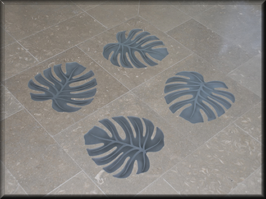 "Monstera" floor tiles